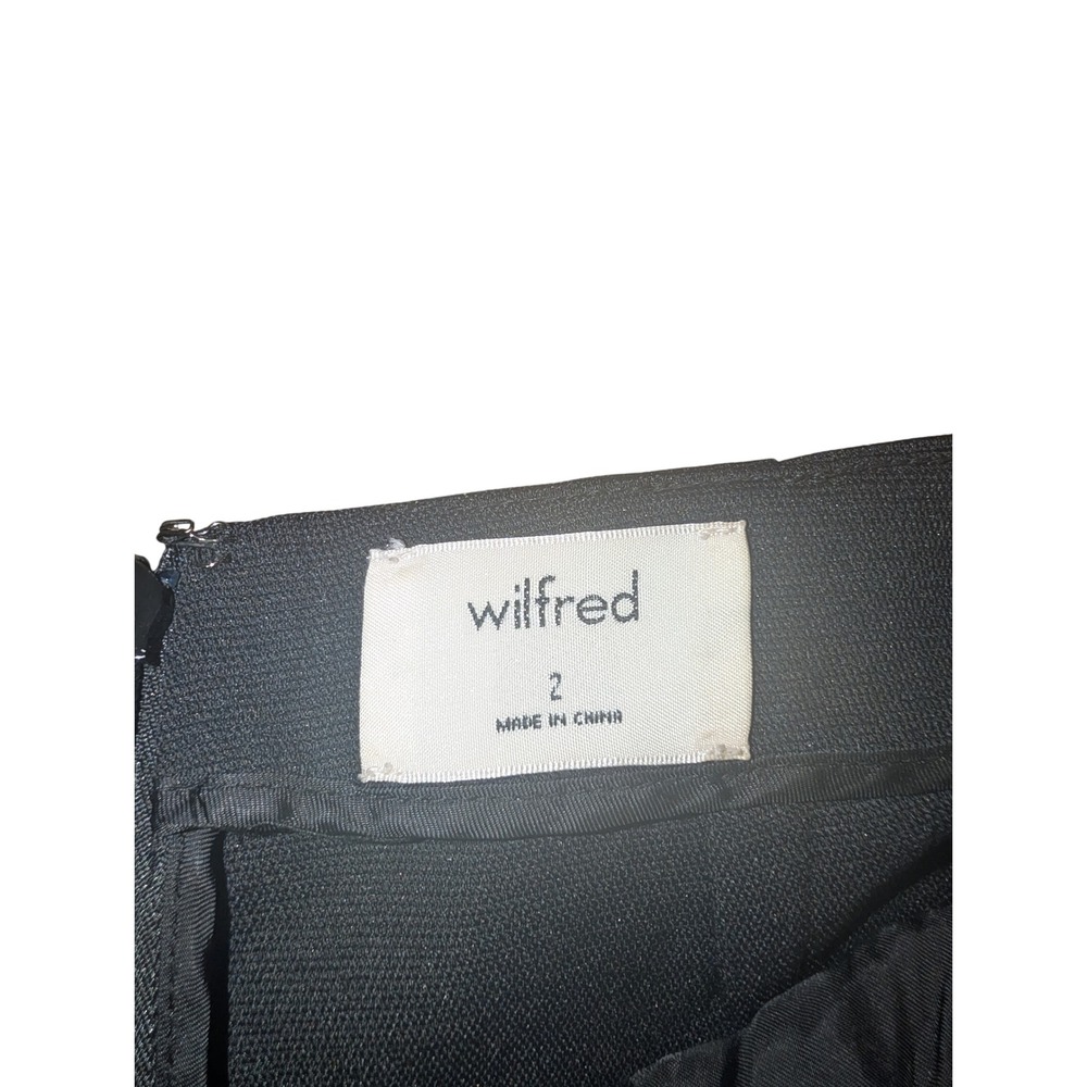 Aritzia Wilfred Black Sleeveless Jumpsuit Wide Leg Tie Back Casual Size 2 0300 - Picture 6 of 8